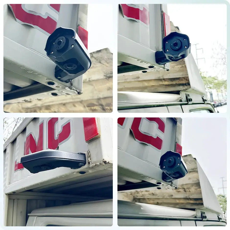GreenYi New Smart Blind Spot Radar BSD Alarm System Left/Right Long Arm Electronic Mirror Side Camera Dual Lens For Truck Bus by InterCyprus Trading Ltd