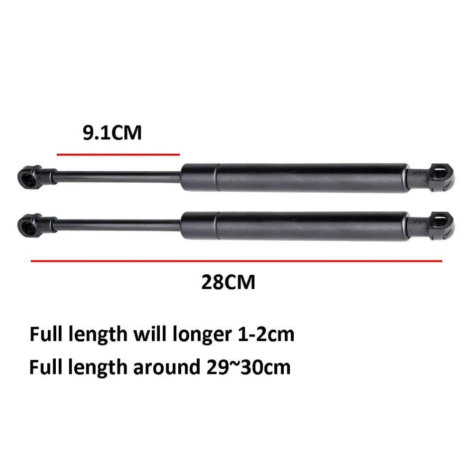 Podpora zdvihu zadného kufra Nissan Maxima, plynové pružiny, plast a kov