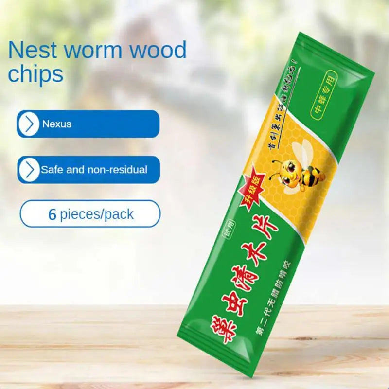 Nest Worm Clear Wood Chip &ndash; NonToxic Beehive Pest Trap