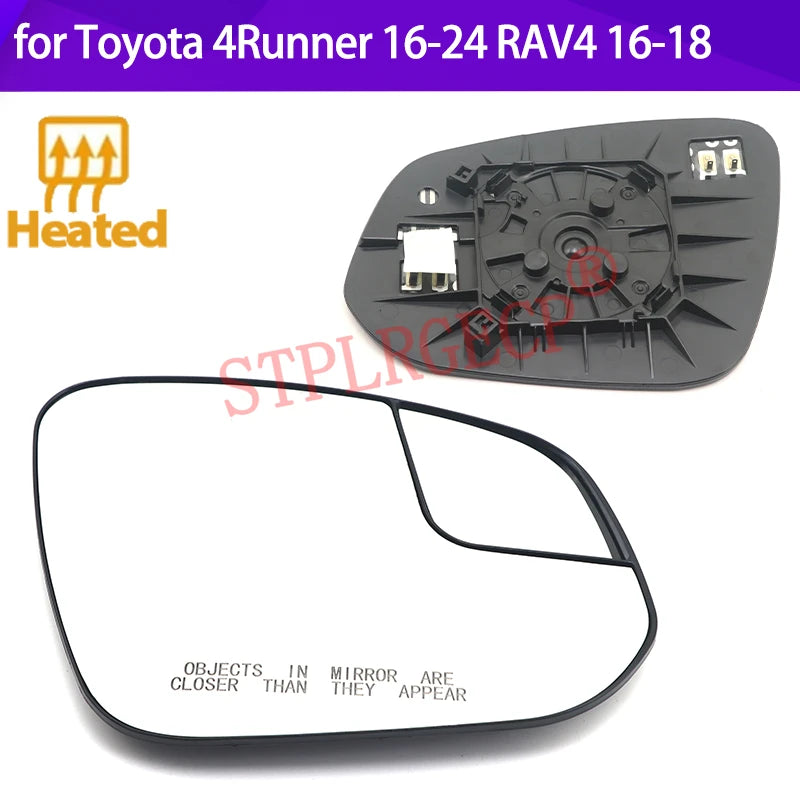 Cristal del Espejo Lateral Calefaccionado para Toyota 4Runner 16-24 RAV4 16-18