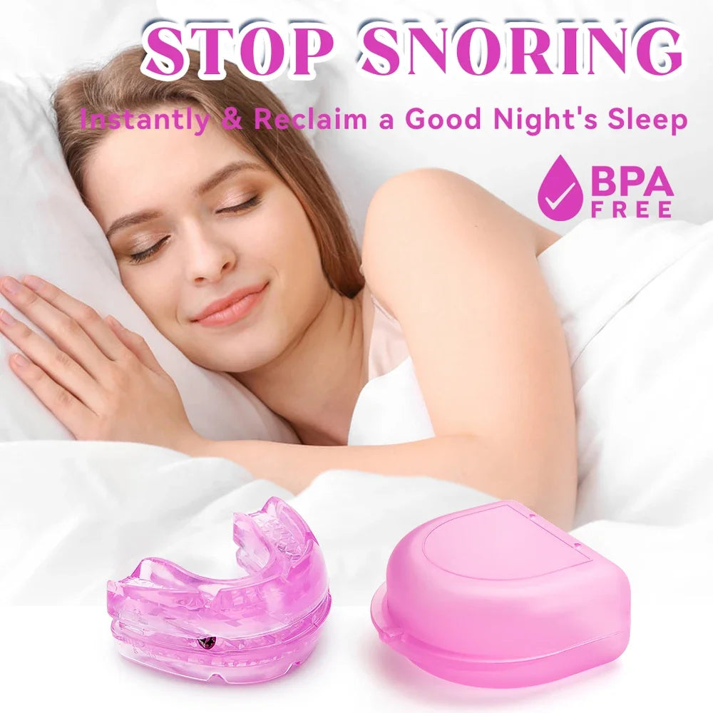 Anti Snoring Bruxism Mouth Guard - Adjustable Sleep Aid
