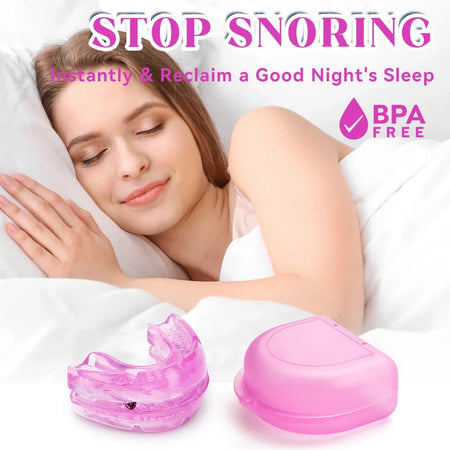 Anti Snoring Bruxism Mouth Guard - Adjustable Sleep Aid