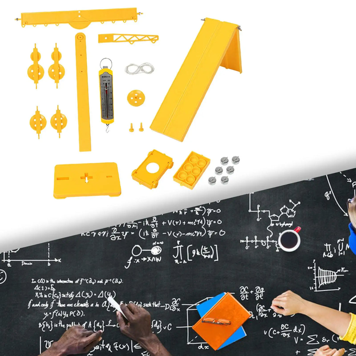 Pulley Physics Experiment Block Set &ndash; Engaging Educational Tool for Students Default Title