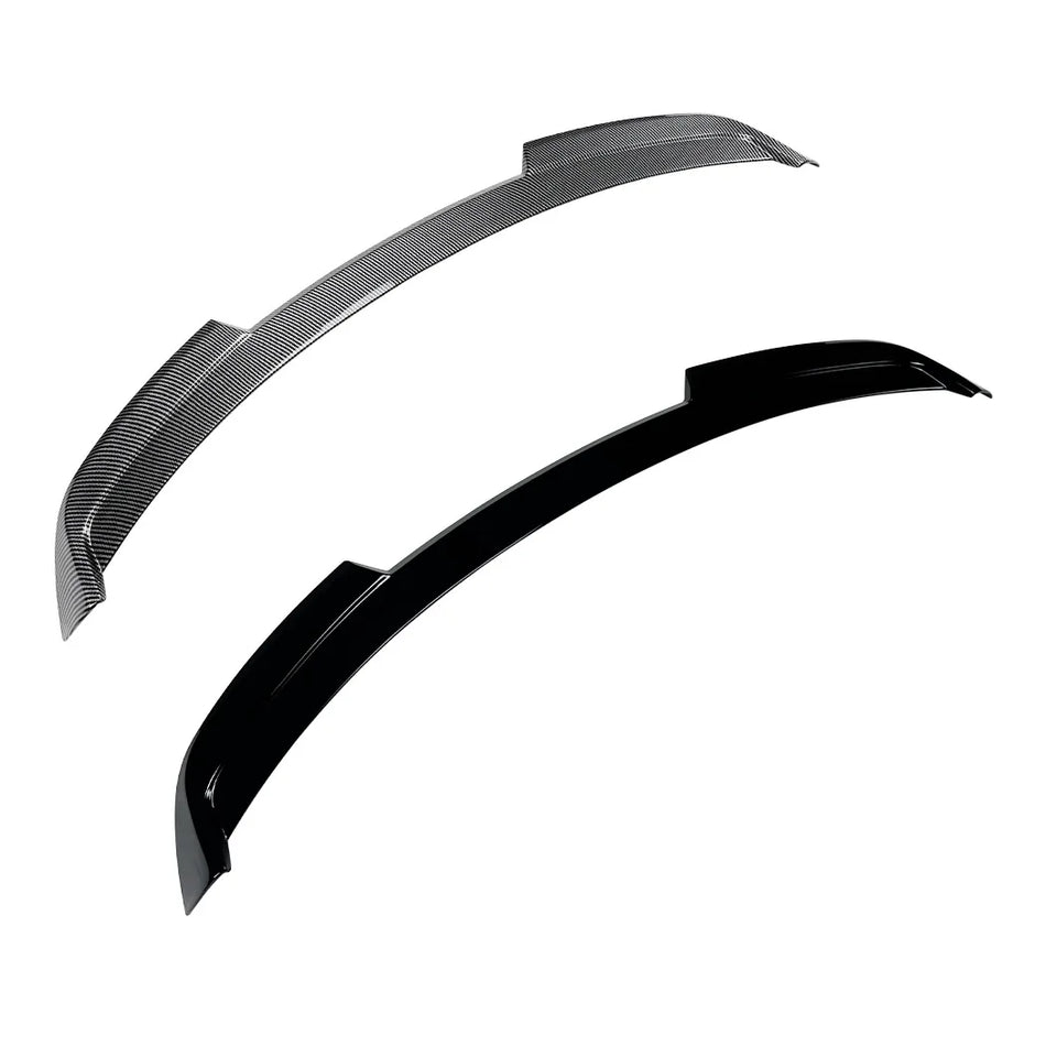Spoiler posteriore per Seat Leon MK2.5 2009-2012 in finitura Gloss Black look fibra di carbonio ABS
