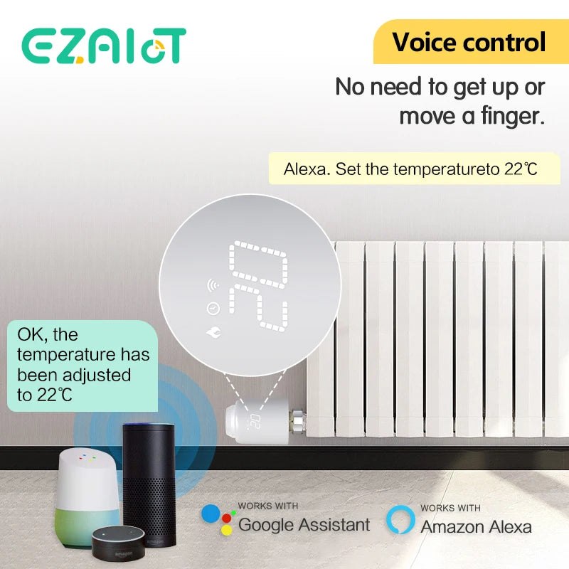 Tuya ZigBee3.0 Thermostat Radiator Actuator TRV &ndash; Alexa