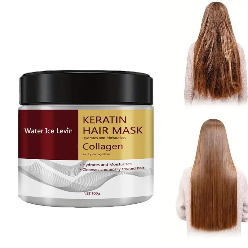 Water Ice Levin Collagen Keratin Hair Mask &ndash; Rapid Frizz Repair and Moisture Control