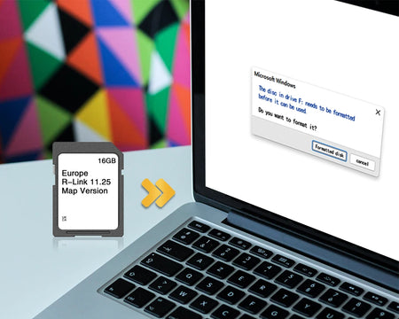R-LINK Renault Laguna 2014-2016 Card - Europe Maps Updated