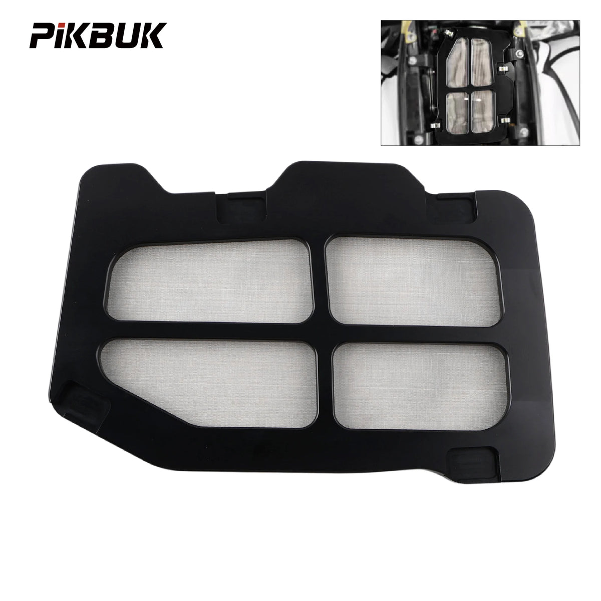 PIKBUK Airbox Lid Cover For Yamaha Raptor 700 RAPTOR 700R 2006-2026 Aluminum ATV Accessories Increased Airflow Steel Mesh by InterCyprus Trading Ltd
