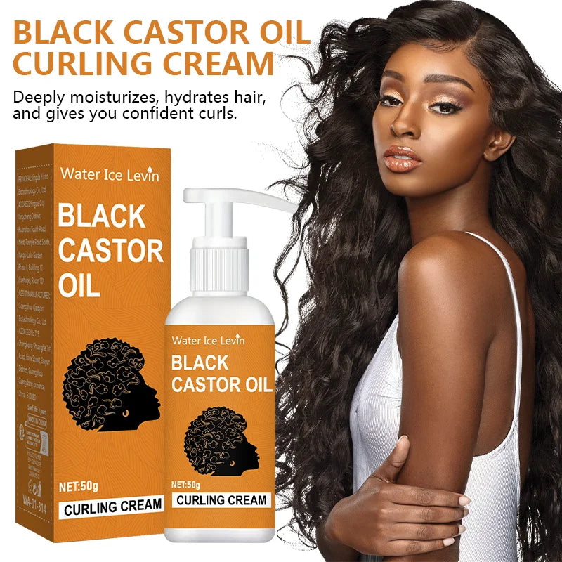 50 Black Castor Elastic Styling Cream &ndash; Moisturizing With Good Elasticity
