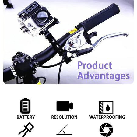 Ultra-Portable Underwater Camera &ndash; 12MP with HyperSmooth Anti-Shock