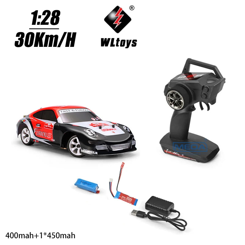 WLtoys 284161 1/28 4WD High-Speed RC Car - 30Km/H Off-Road Drift Racer 2B V2 No Box