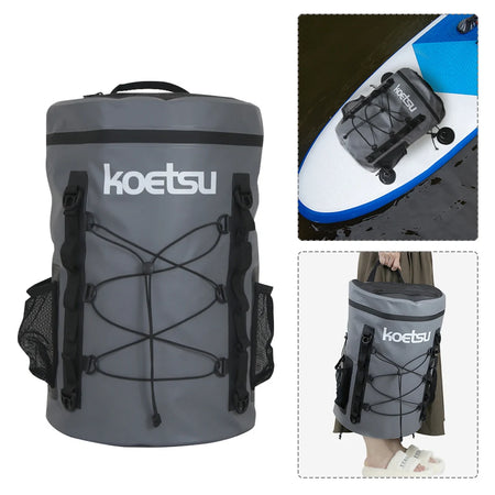 15/40L Paddle Board Bag Waterproof Paddle Board Deck Bags Large Capacity Inflatable Stand Up Paddleboard Bag for SUPs and Kayaks 40L / CN (Origin)