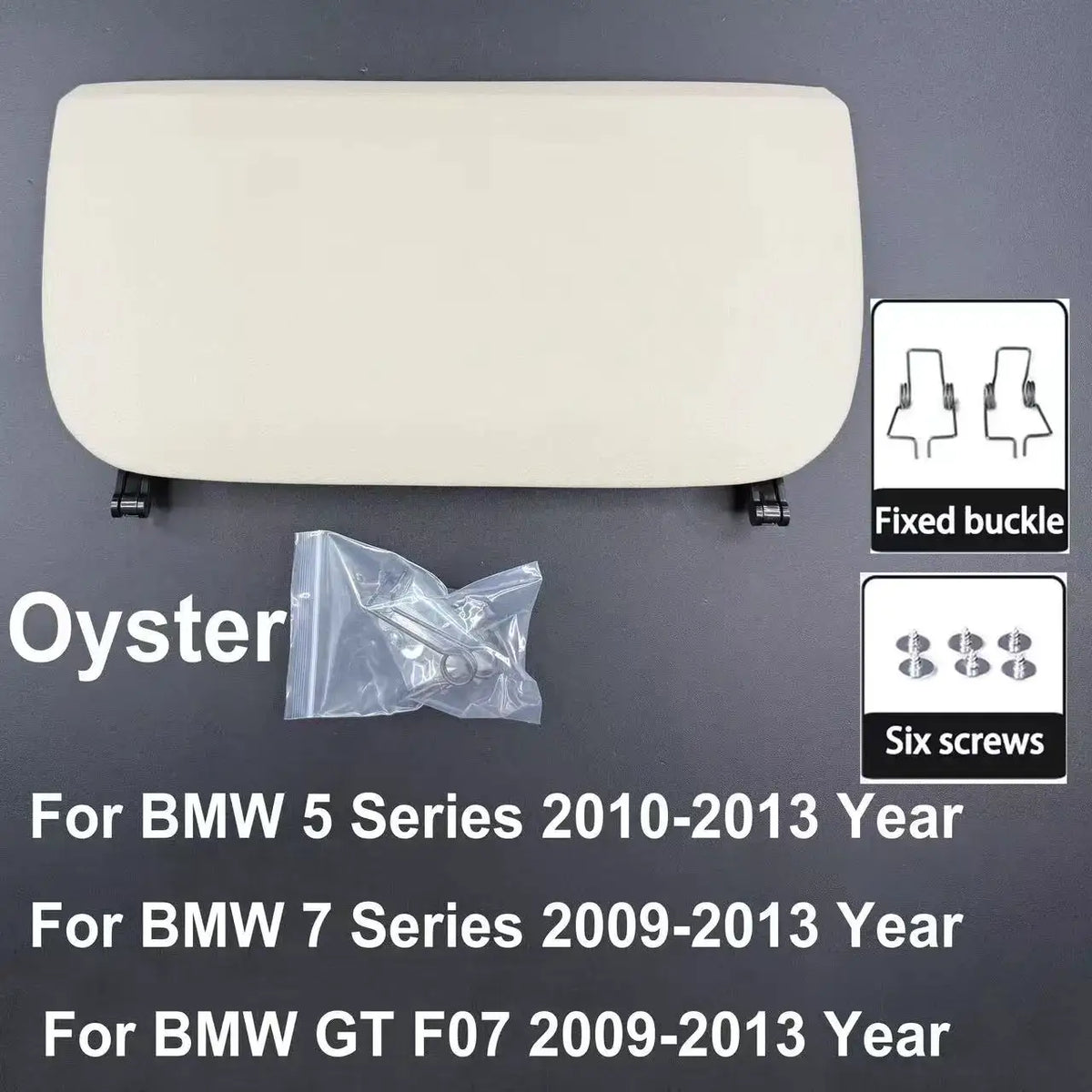 For BMW 5 7 GT Series 2009-2017 F10 F11 F01 F02 F07 Car Seat Back Panel Leather Backrest Storage Pocket Cover by InterCyprus Trading Ltd
