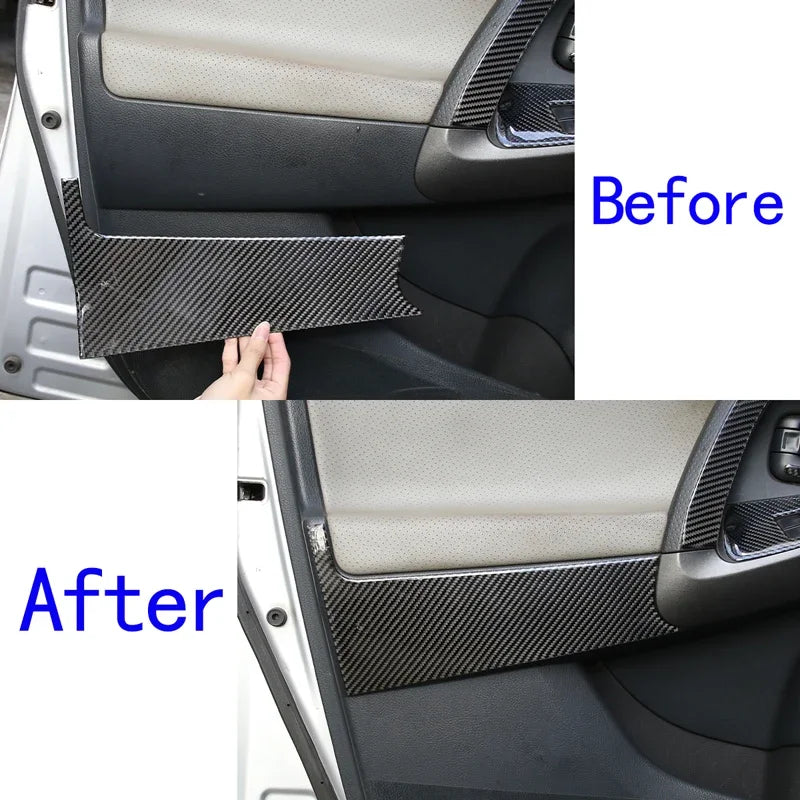 Αυτοκόλλητο Στυλ Αυτοκινήτου από Ανθρακονήματα για Toyota RAV4 2006-2019