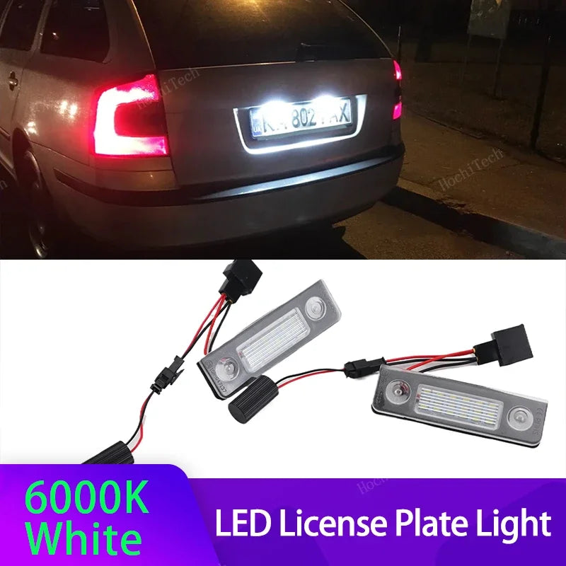 Φωτιστικό Πινακίδας LED Για Skoda Octavia MKII A5 Roomster 1Z