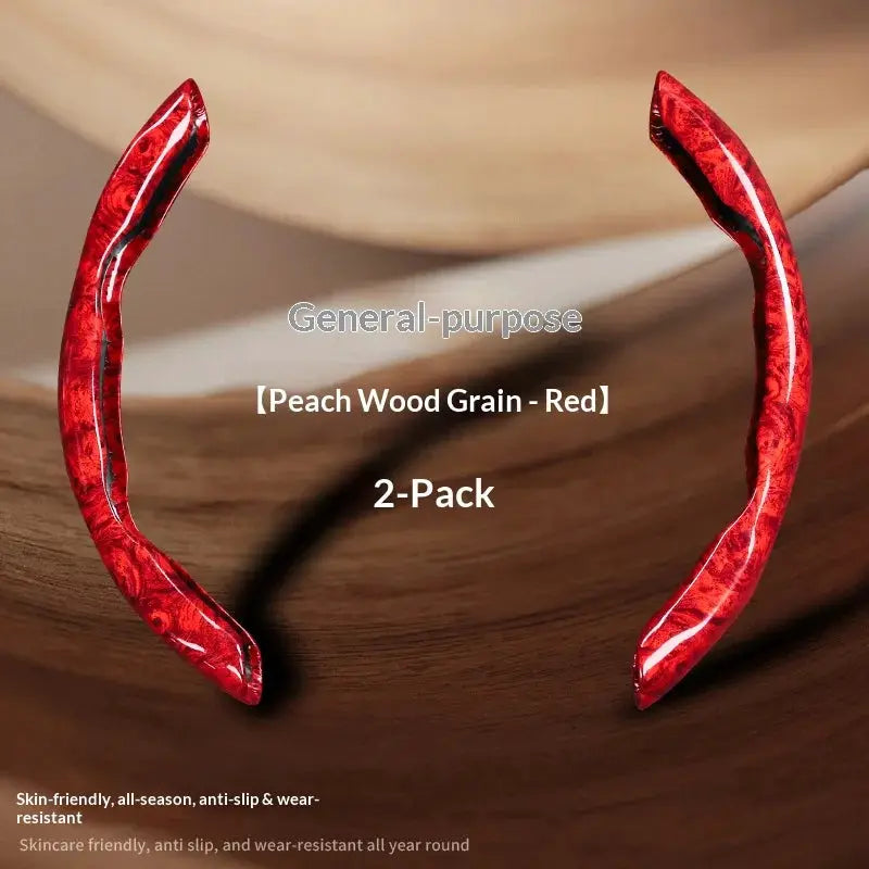 3-Piece Segmented Texture Car Interior, Steering Wheel Cover, Anti-Slip Decoration, Comfortable to the Touch by InterCyprus Trading Ltd