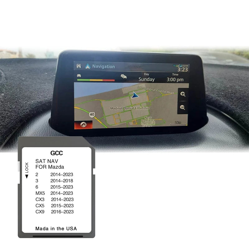 NAVINESA CX5 2015-2023 Sat Nav SD Card &ndash; Qatar Map Update