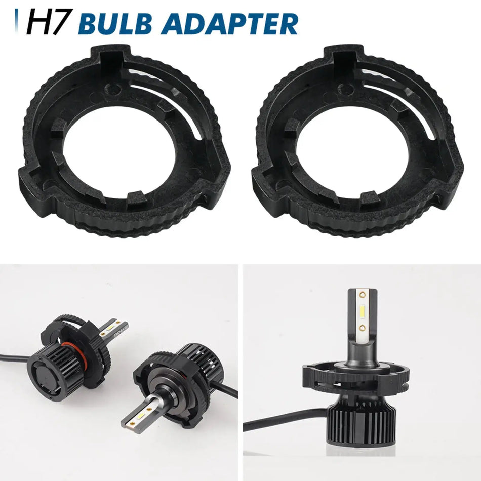 2 Pcs H7 LED Bulb Socket Retainer For Ford Fiesta Headlights