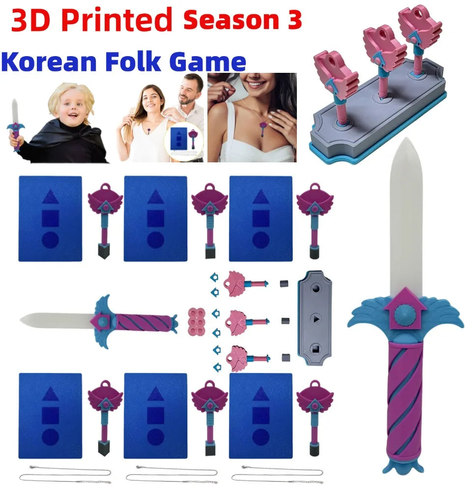 Collana Pendente Props Gioco Popolare Coreano Stampato in 3D Cosplay