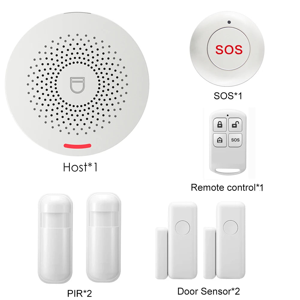 Tuya Smart Home Security Alarm Hub Kit &ndash; Sound Alerts E / US Plug