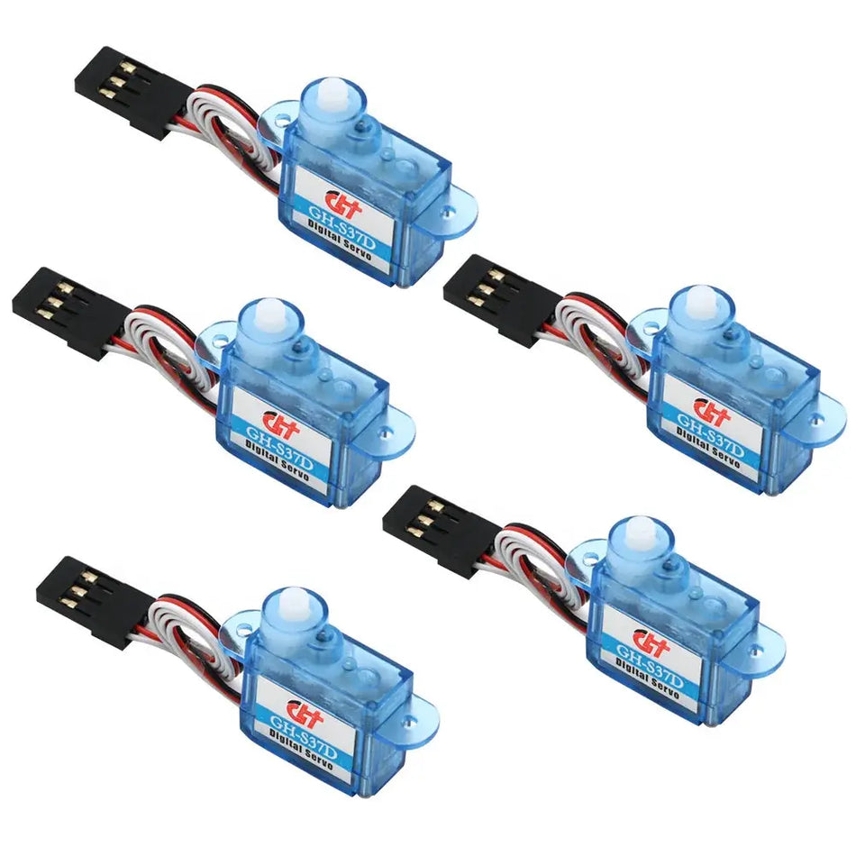 Micro 3.7g Servo GH-S37D Mini Digital Servo for Control Aeromodelling Aircraft Flight Direction RC Plane Helicopter Boat by InterCyprus Trading Ltd