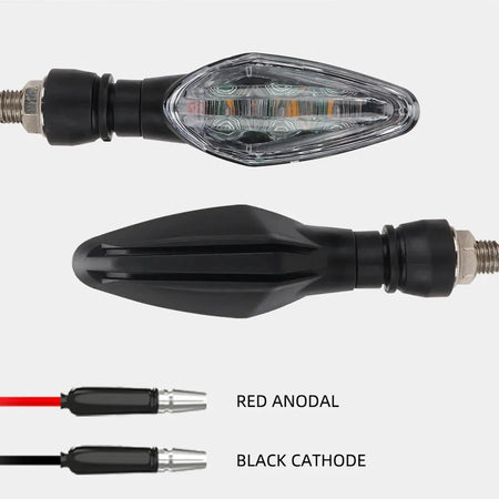 4Pcs LED Motorcycle Turn Signal Light &ndash; Waterproof Amber Blinker Indicators