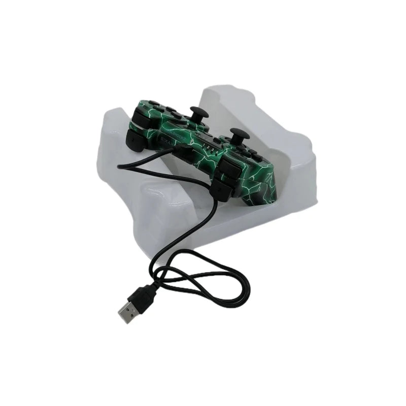 Wireless Gamepad Controller for PlayStation 3 with Dual Vibration and Bluetooth
