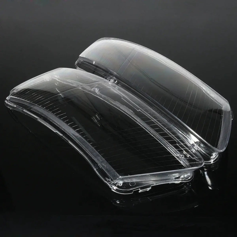 Clear ABS Headlight Covers for Audi A6 C6 A6L 2004-2011 Left Right by InterCyprus Trading Ltd