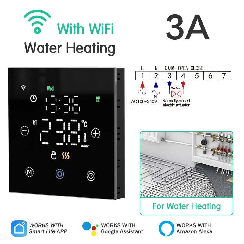 Smart Thermostat Tuya WiFi Floor Heating &ndash; Voice Control Water Heating 1
