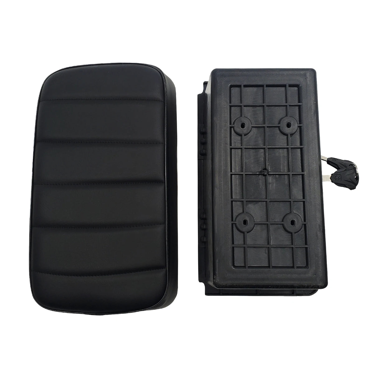 Rear Seat Square Cushion Storage Box &ndash; Secure Trunk for Citycoco Harley Electric Scooter