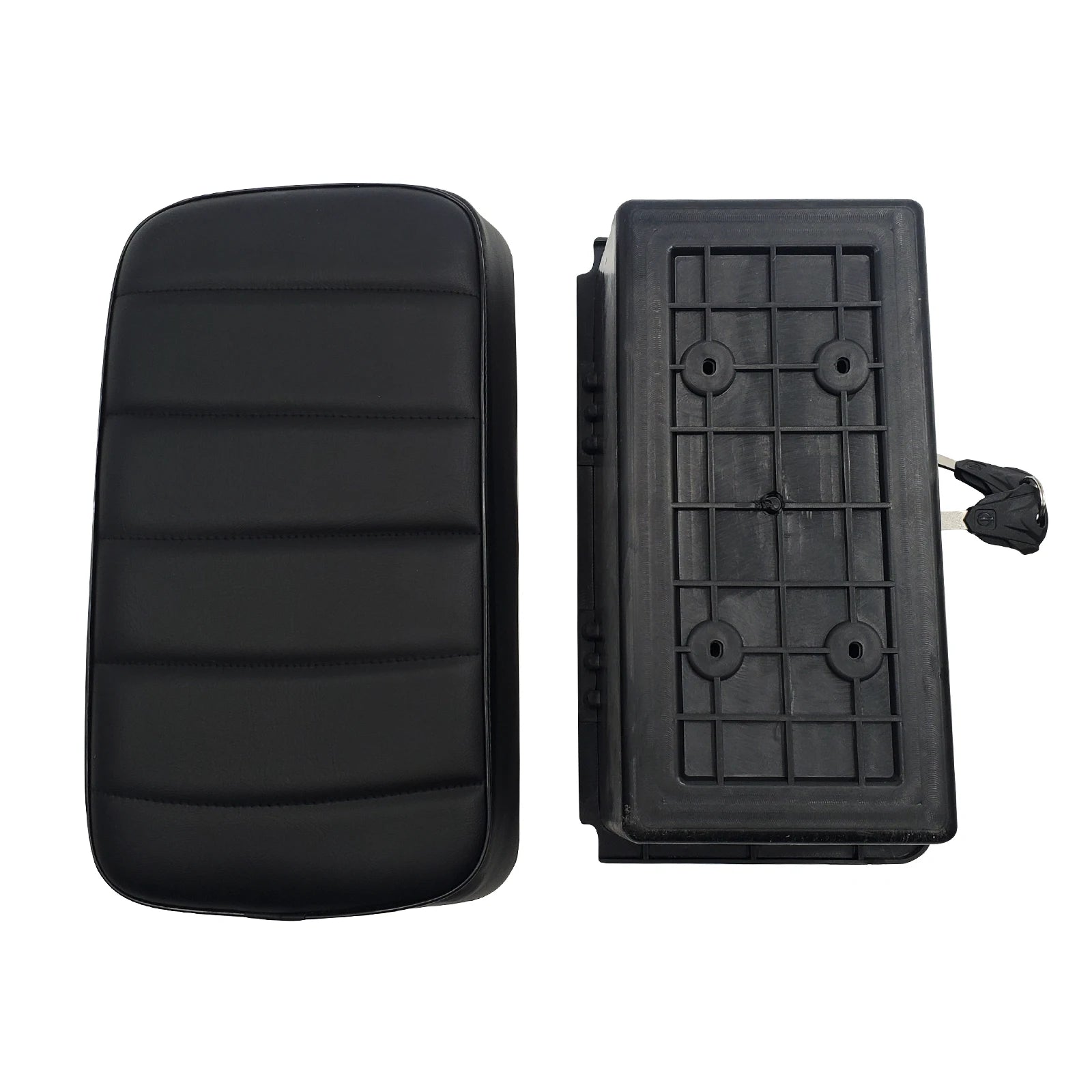 Rear Seat Square Cushion Storage Box &ndash; Secure Trunk for Citycoco Harley Electric Scooter