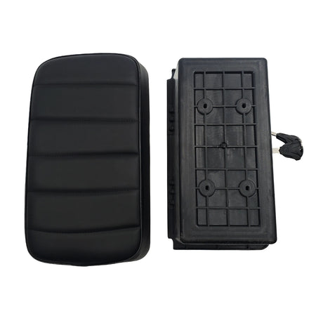 Rear Seat Square Cushion Storage Box &ndash; Secure Trunk for Citycoco Harley Electric Scooter