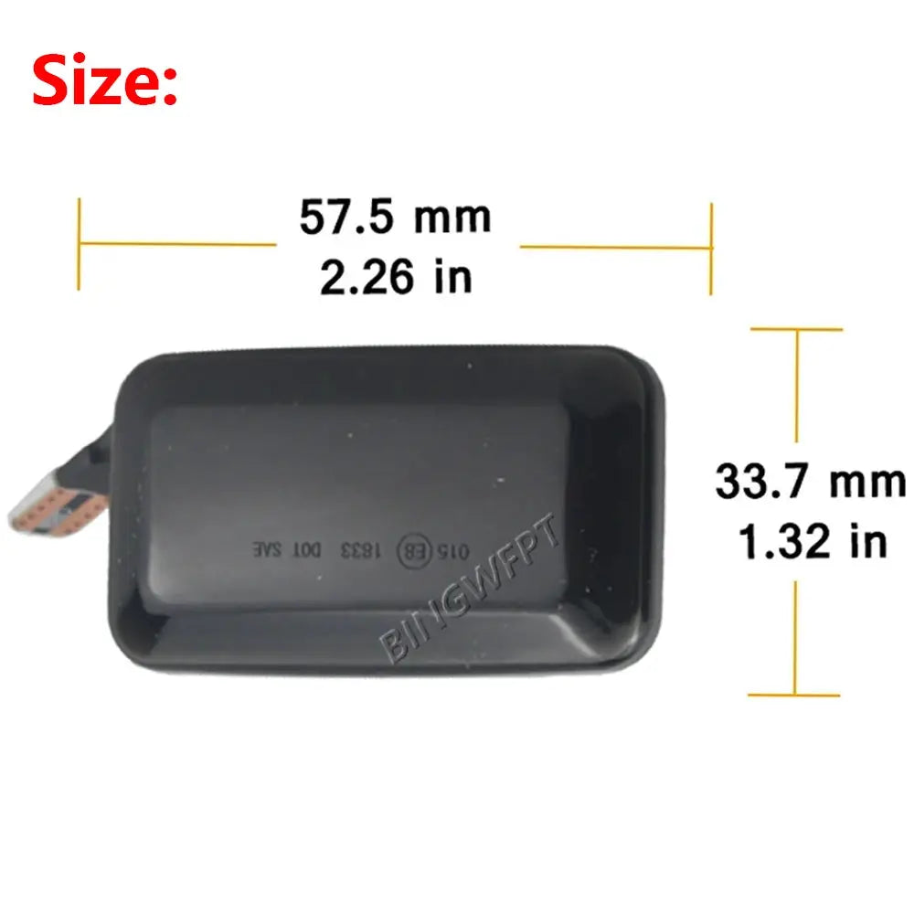 Dynamic Side Marker Turn Signal Light Sequential Lamp For Audi 100 C3 C4 200 A6 S6 4A/C4 80 90 B2 B3 B4 Cabriolet Coupe V8 4000 by InterCyprus Trading Ltd
