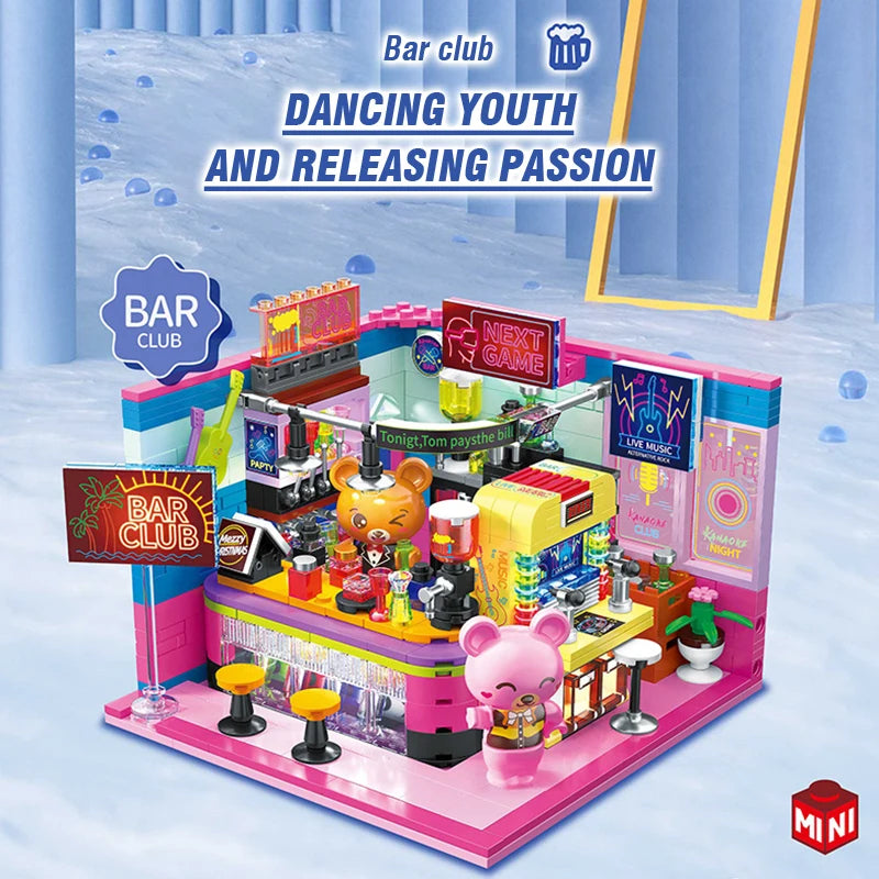 Street View Building Blocks &ndash; Creative Coffee Shop Assembly Set