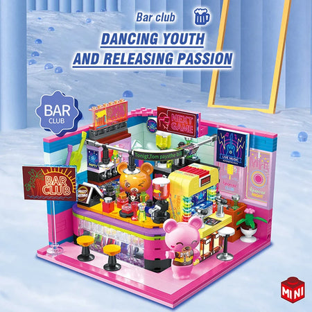 Street View Building Blocks &ndash; Creative Coffee Shop Assembly Set