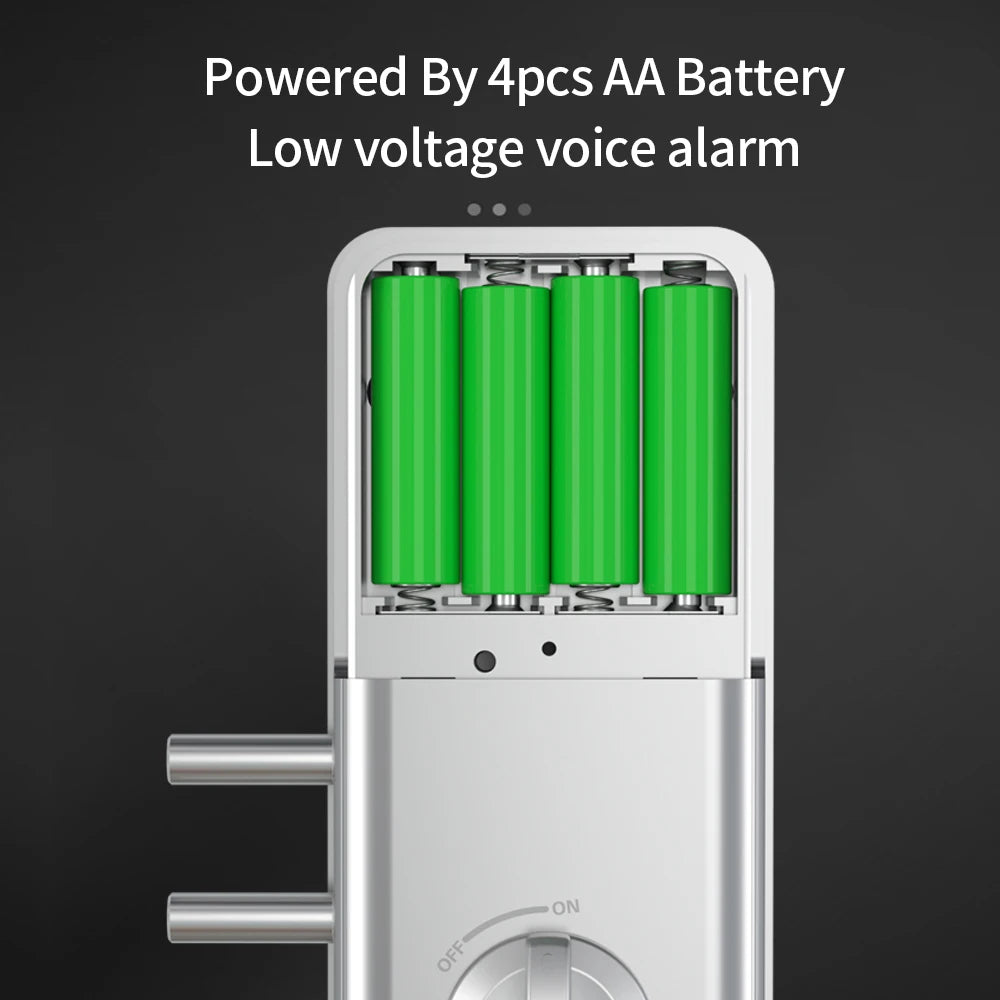 RX2052-TUYA-sliver &ndash; App Control Tuya Enabled Keyless Lock