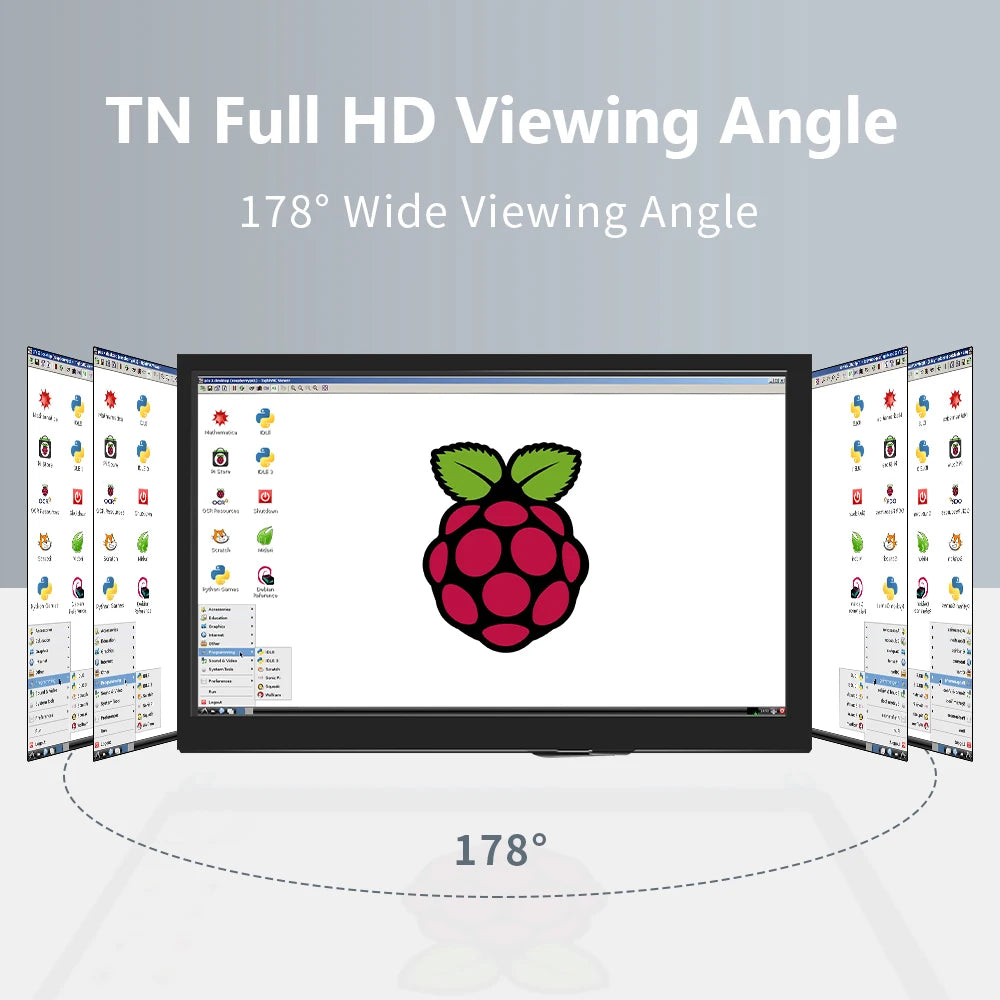 7 Inch LCD IPS Display HDMI Touch Screen for Raspberry Pi &amp; PC