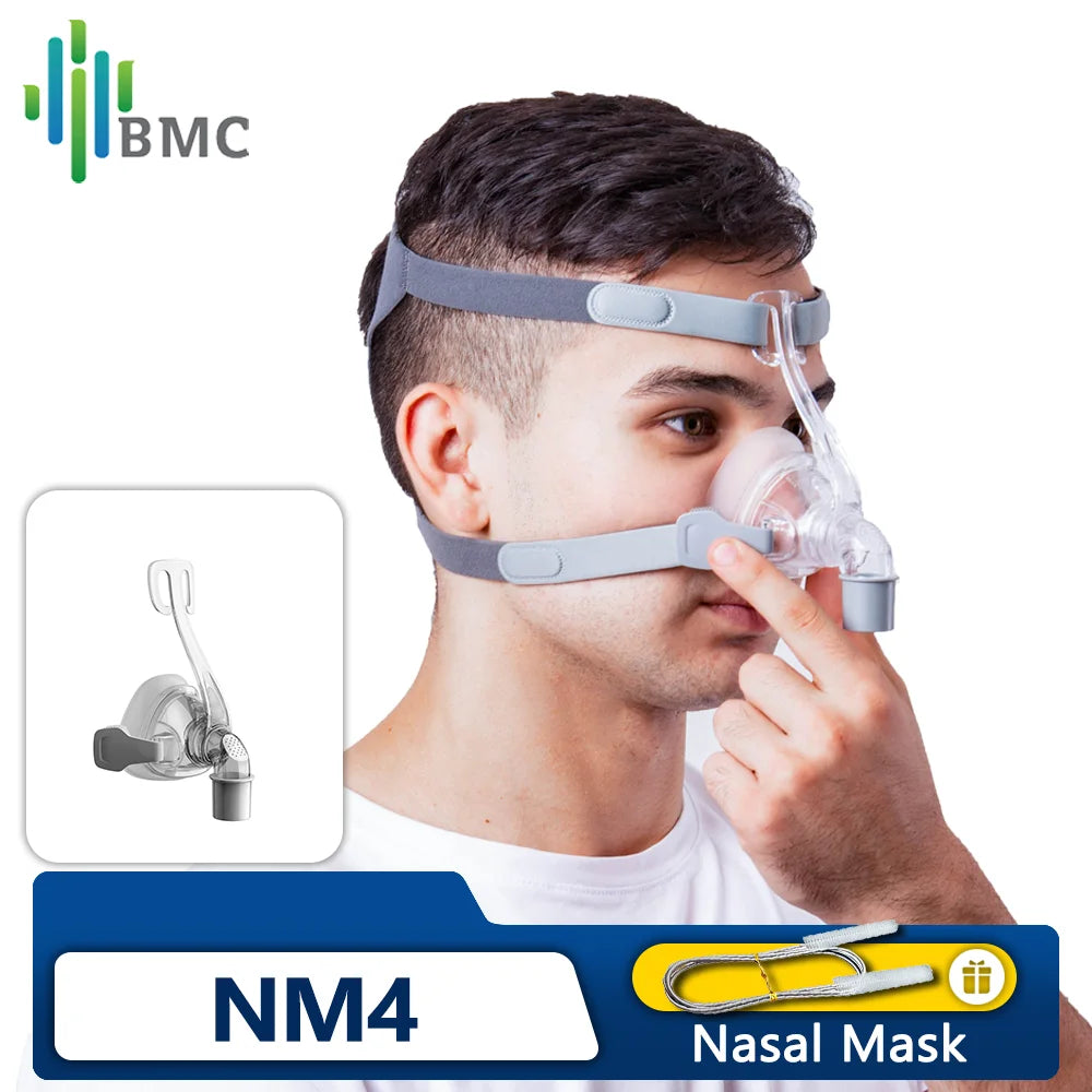 BMC NM4 Nasal CPAP Mask &ndash; Three Sizes Silicone Pads