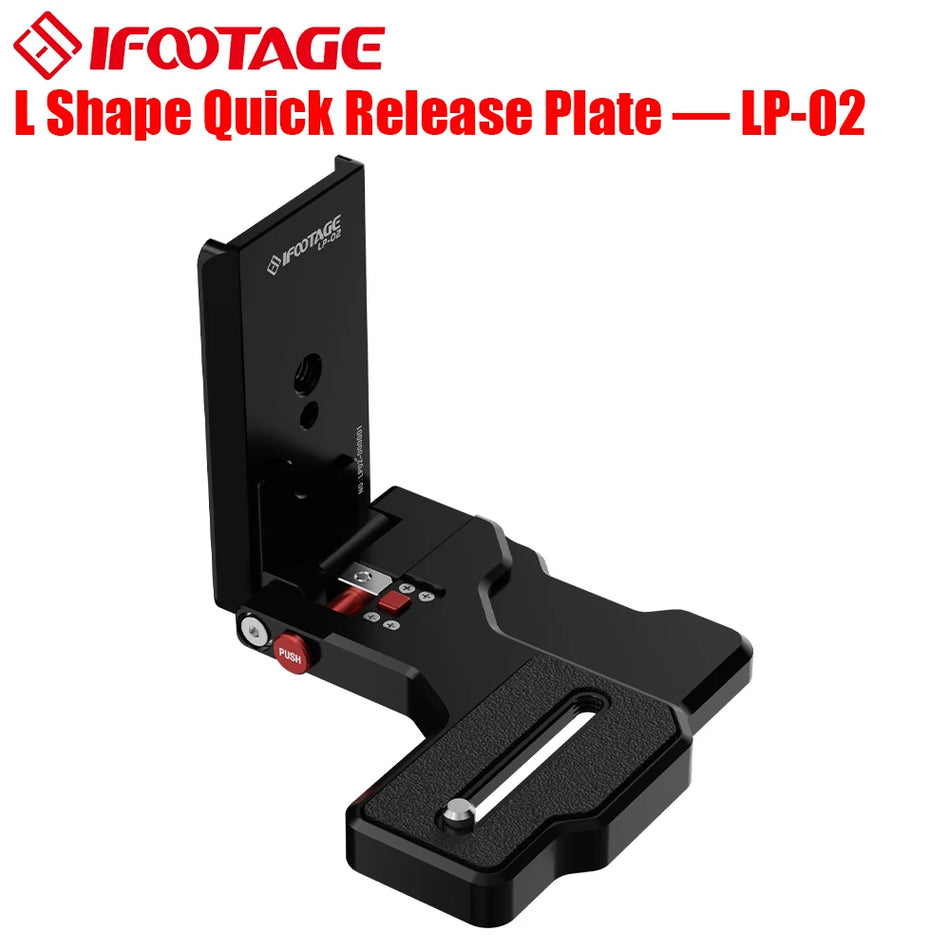 IFOOTAGE LP-02 L-Shape Bracket Plate &ndash; Ultra-Lightweight LP-02 / CHINA