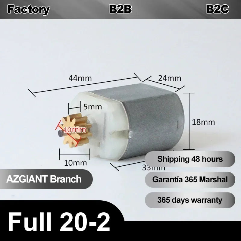 Polttoainesäiliön kannen lukon moottori Volvo S60, 10 hammasta CCW, suora vaihto-osa