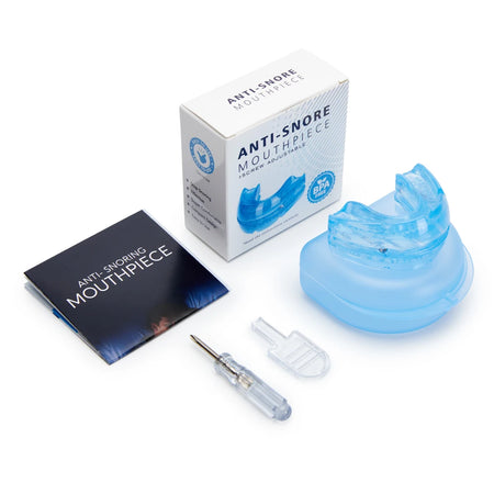 MERALL Anti-Snoring Mouthpiece &ndash; Bruxism Guard for Sleep Blue-With screws