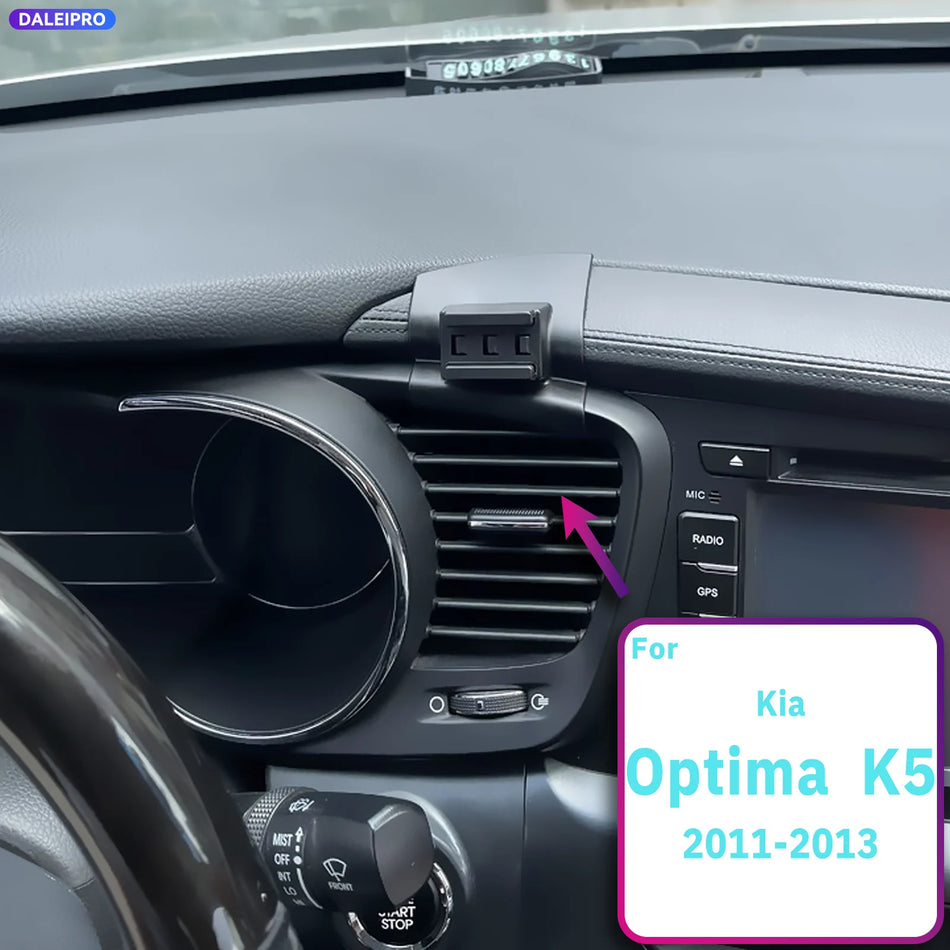 Phone Holder Base With 66W Charging For Kia Optima K5 2011 2013