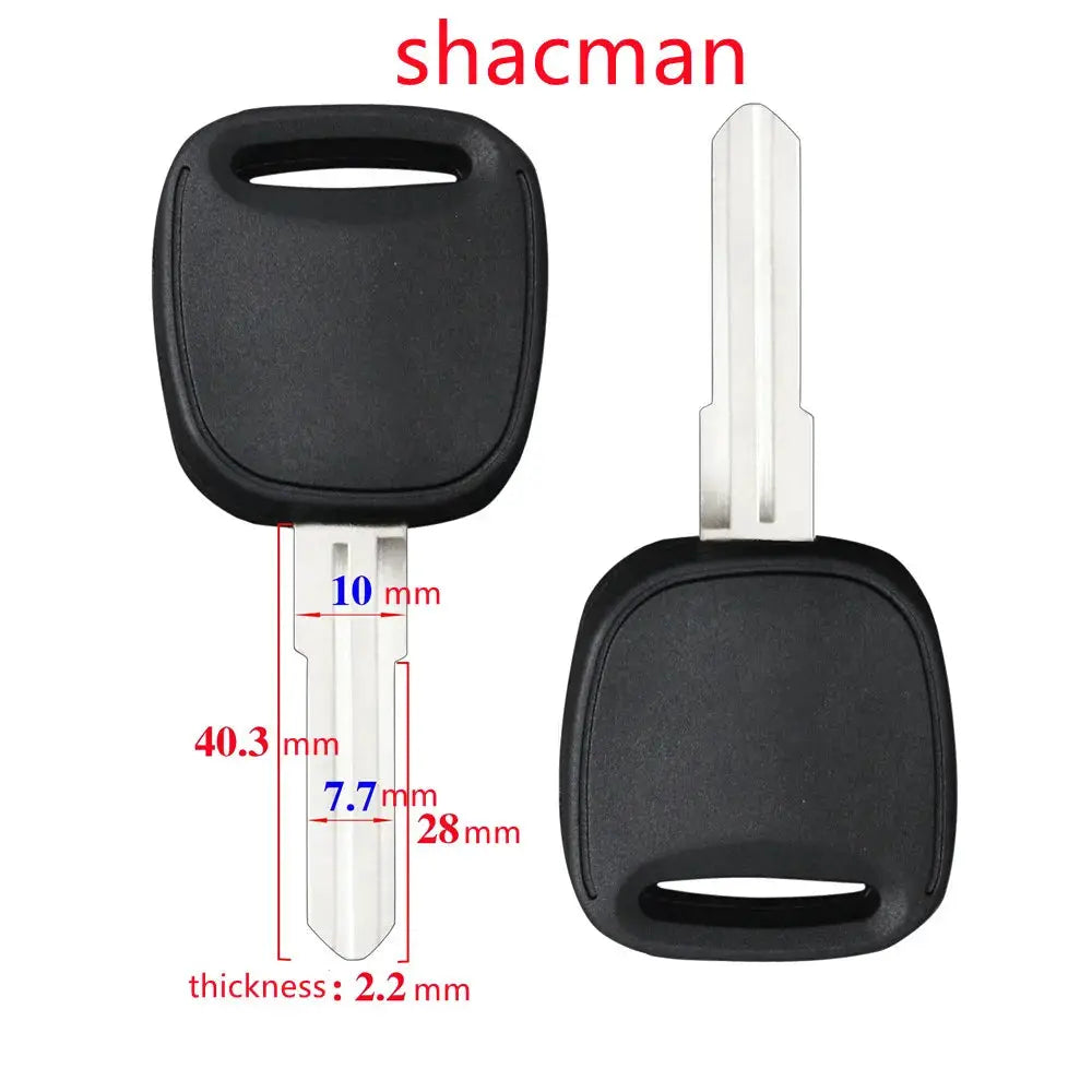 10pcs/lot Key Blank For SHACMAN Shaanxi X3000 Spare Key Mechanical Key Embryo No Logo by InterCyprus Trading Ltd