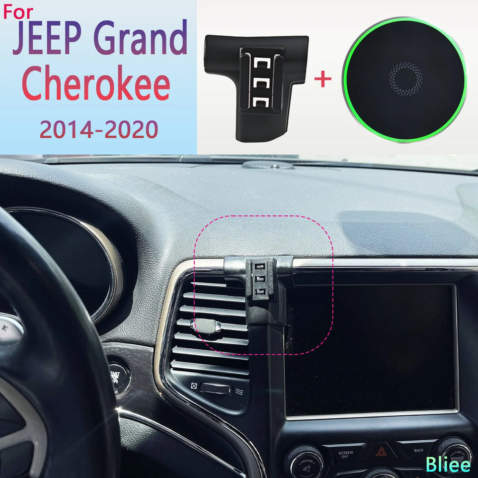 Jeep Grand Cherokee 2014 2020 Magnetisk Telefonhållare MagSafe