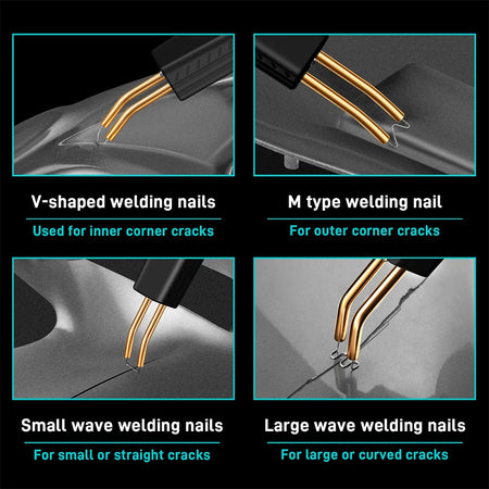 50W Plastic Welder Hot Stapler Kit for Easy Home DIY Car Bumper Repair