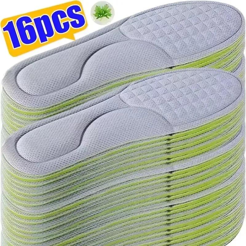 Memory Foam Antibacterial Orthopedic Insoles for Comfortable All-Day Support