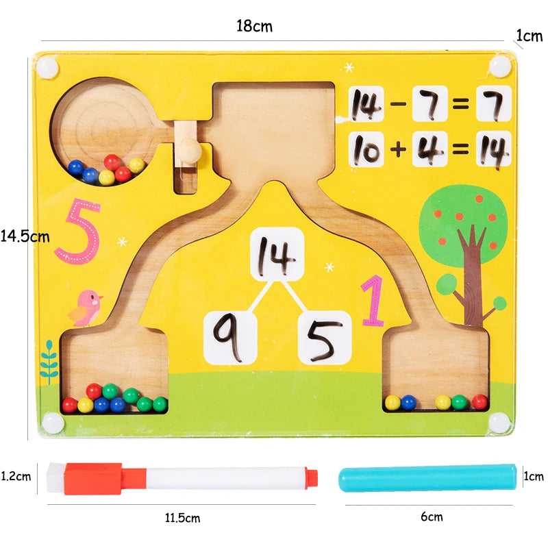Magnetic Arithmetic Math Games Toy &ndash; Color Cognition BOS30090