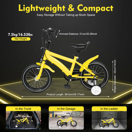 14 Inch Kids Bicycle With Training Wheels &ndash; Safe Start