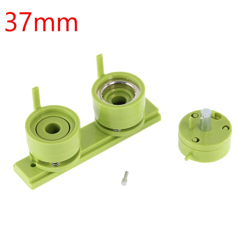32mm 58mm 75mm Badge Button Mold &ndash; Interchangeable Dies 37mm Green