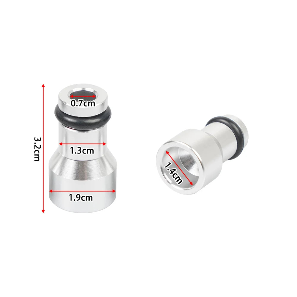551371 8PC Fuel Injector Spacers Convert LS1 Fuel Injector to LS Truck Injector Silver FP-1101 by InterCyprus Trading Ltd